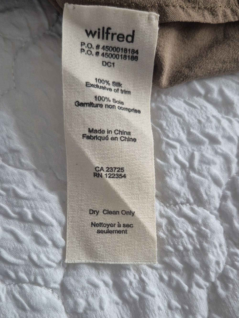 Wilfred By Aritzia Silk Taupe Shorts Size Small - Picture 4 of 6